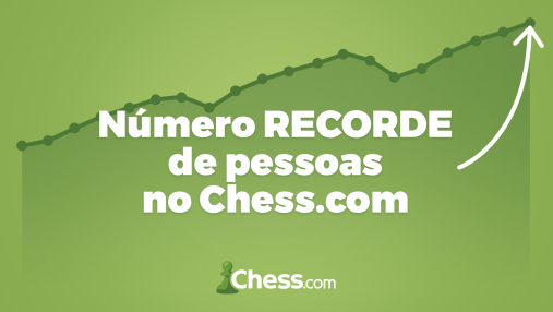 O xadrez está bombando! E nossos servidores estão se esforçando ao máximo