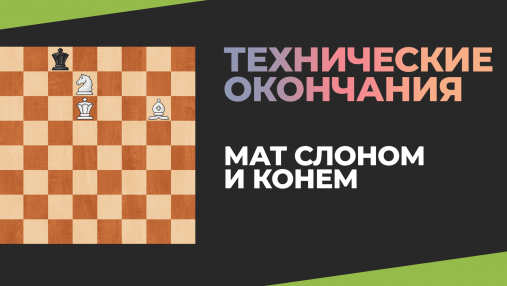 Технические окончания: Мат слоном и конем
