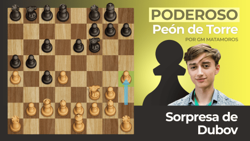 Sorpresa de Dubov | Poderoso peón de Torre