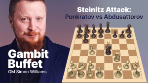 Steinitz Attack: Ponkratov vs Abdusattorov